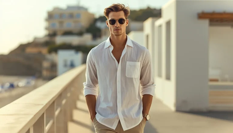 24 Men Linen Shirts to Stay Cool & Fresh 3 Men Linen Shirts